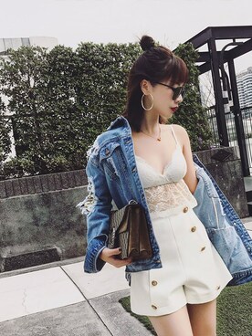 「 レース」｜My story  holidayさん（レディース・163cm）の春コーディネート