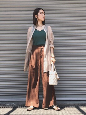 ma7aaさん（レディース・158cm）の春コーディネート