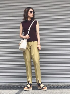 ma7aaさん（レディース・158cm）の夏コーディネート