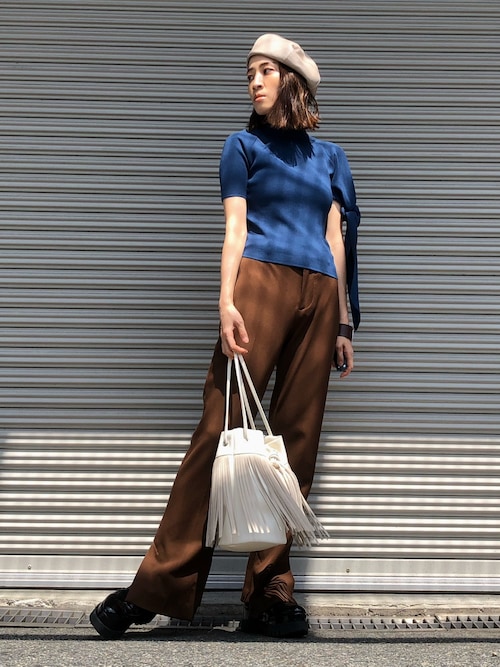 ニット/セーター Ameri ASYMMETRY KNOT SLEEVE KNIT Ameri（アメリ）の「ASYMMETRY KNOT SLEEVE KNIT（ニット/セーター