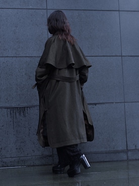 「alleybywcloset」｜「アイテム（ジャケット/アウター）」を使った、くま。さん（レディース・157cm）の秋コーディネート