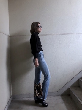 てらまゆさん（レディース・160cm）の秋コーディネート