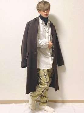 「ゆるゆる」｜「アイテム（その他）」を使った、Rikuto©️1999さん（メンズ・165cm）の冬コーディネート