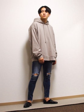 「COOLなこのコが仲間入り」｜「アイテム（スリッポン）」を使った、Rikuto©️1999さん（メンズ・165cm）の夏コーディネート