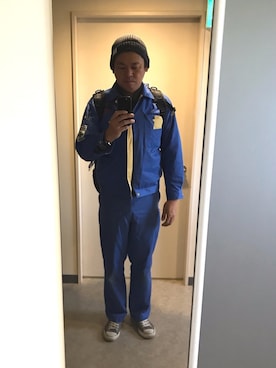 「DEUS EX MACHINA（デウスエクスマキナ）のアイテム（ニットキャップ/ビーニー）」を使った、takehirockさん（メンズ・178cm）の秋コーディネート