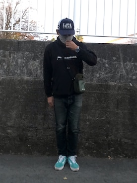 「NATAL DESIGN（ネイタルデザイン）のアイテム（Tシャツ/カットソー）」を使った、takehirockさん（メンズ・178cm）の秋コーディネート