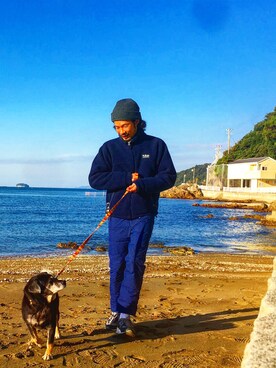 「美容師」｜「アイテム（その他アウター）」を使った、モリシタ ヨシノリさん（メンズ・173cm）の秋コーディネート