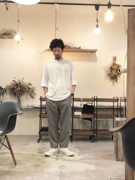 モリシタ ヨシノリさん（メンズ・173cm）の夏コーディネート