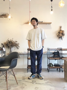 モリシタ ヨシノリさん(メンズ・173cm)の夏コーディネート