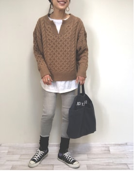 nachicoさん（レディース・164cm）の冬コーディネート