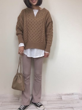 nachicoさん（レディース・164cm）の春コーディネート