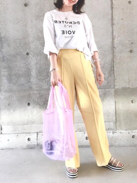 s＿＿a.❁❁さん（レディース・157cm）の夏コーディネート