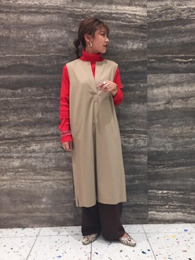 YOKOROさん（レディース・156cm）の秋コーディネート