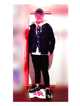 「YEVS（イーブス）のアイテム（ジャケット/アウター）」を使った、上野 晃旗さん（メンズ・170cm）の冬コーディネート