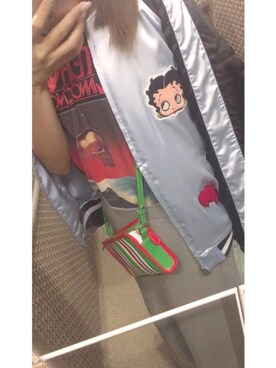 「A BATHING APE（アベイシングエイプ）のアイテム（ジャケット/アウター）」を使った、324__さん（レディース・163cm）の秋コーディネート