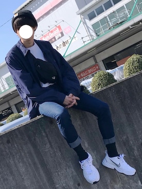 ボディバッグ ウエストポーチを使った Air Monarch のメンズ人気ファッションコーディネート ユーザー その他ユーザー Wear