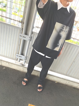 「TAKEO KIKUCHI TOKYO（タケオキクチトウキョウ）のアイテム」を使った、こやすーんさん（メンズ・177cm）の夏コーディネート
