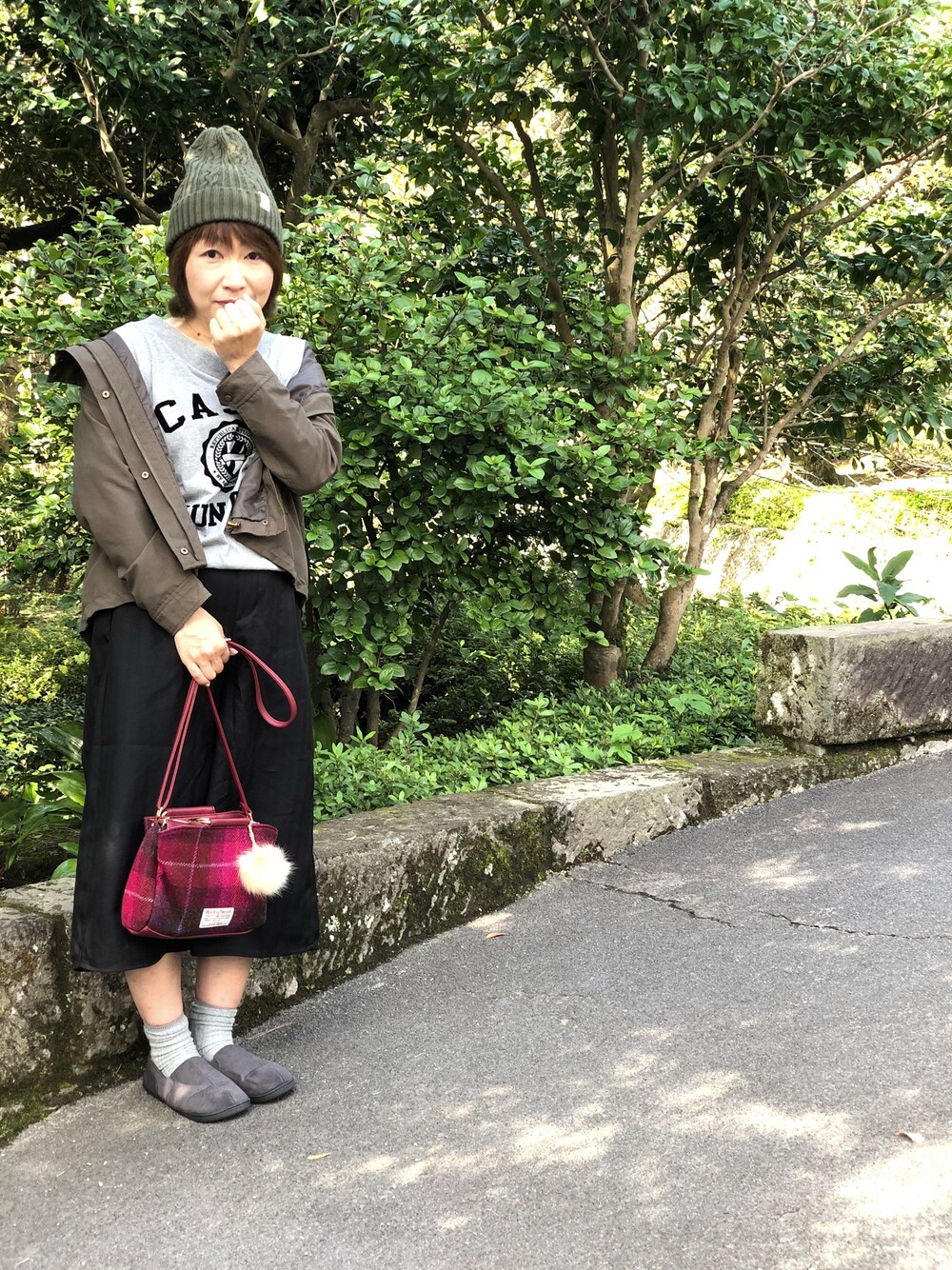 「しまむらコーデ、プチプラコーデ、オトナカジュアル、全身しまむら」｜「全身しまむらのアイテム（その他、その他）」を使った、pinkyさん（レディース・157cm）の秋コーディネートの1枚目の写真