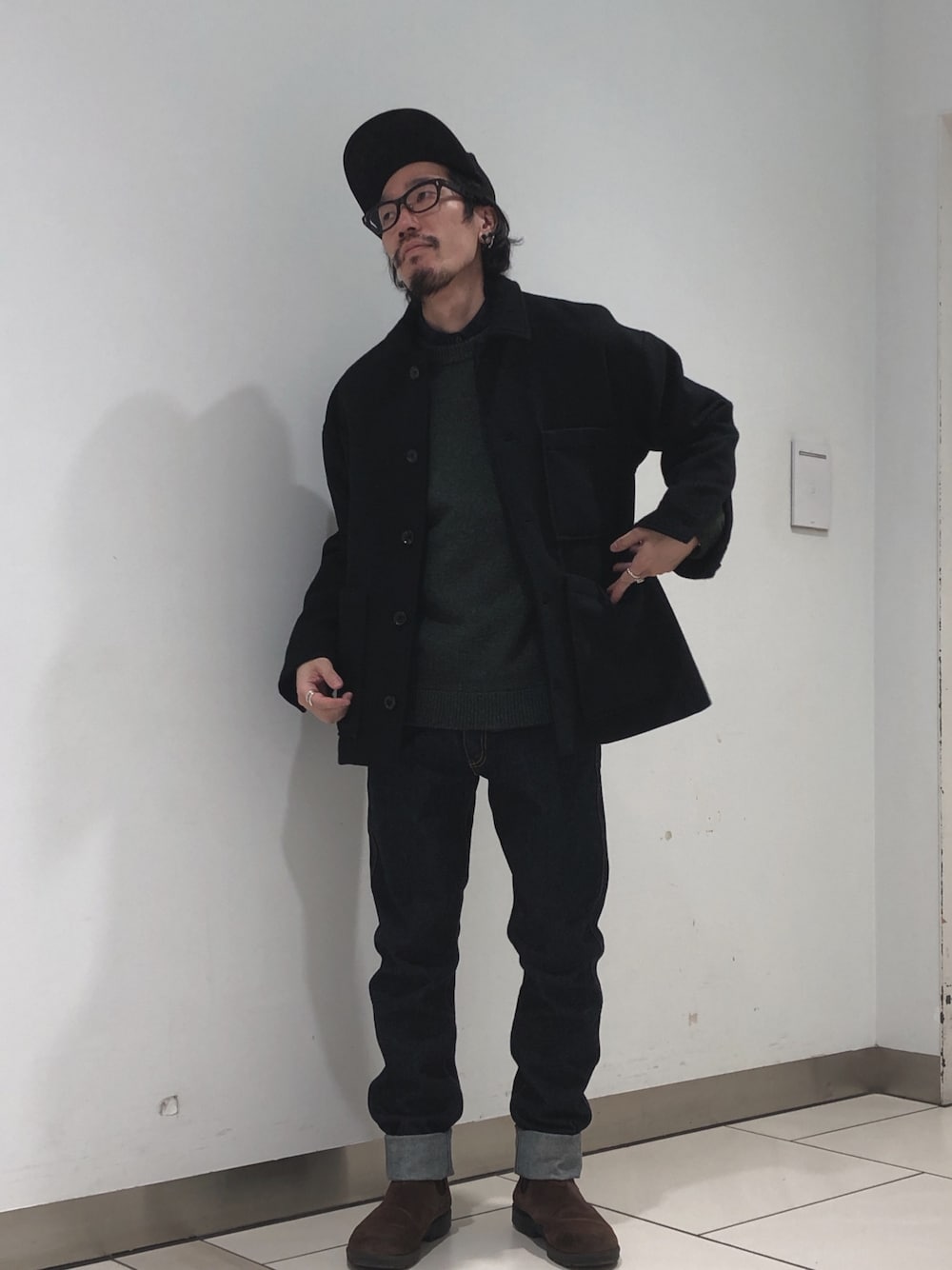 【新品】URBAN RESEARCH メルトンバルーンフィットカバーオール L URBAN RESEARCH（アーバンリサーチ）の「メルトンバルーンフィット