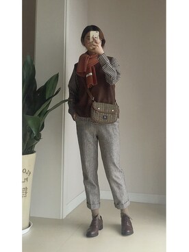 听不懂的大耳朵さんのコーディネート