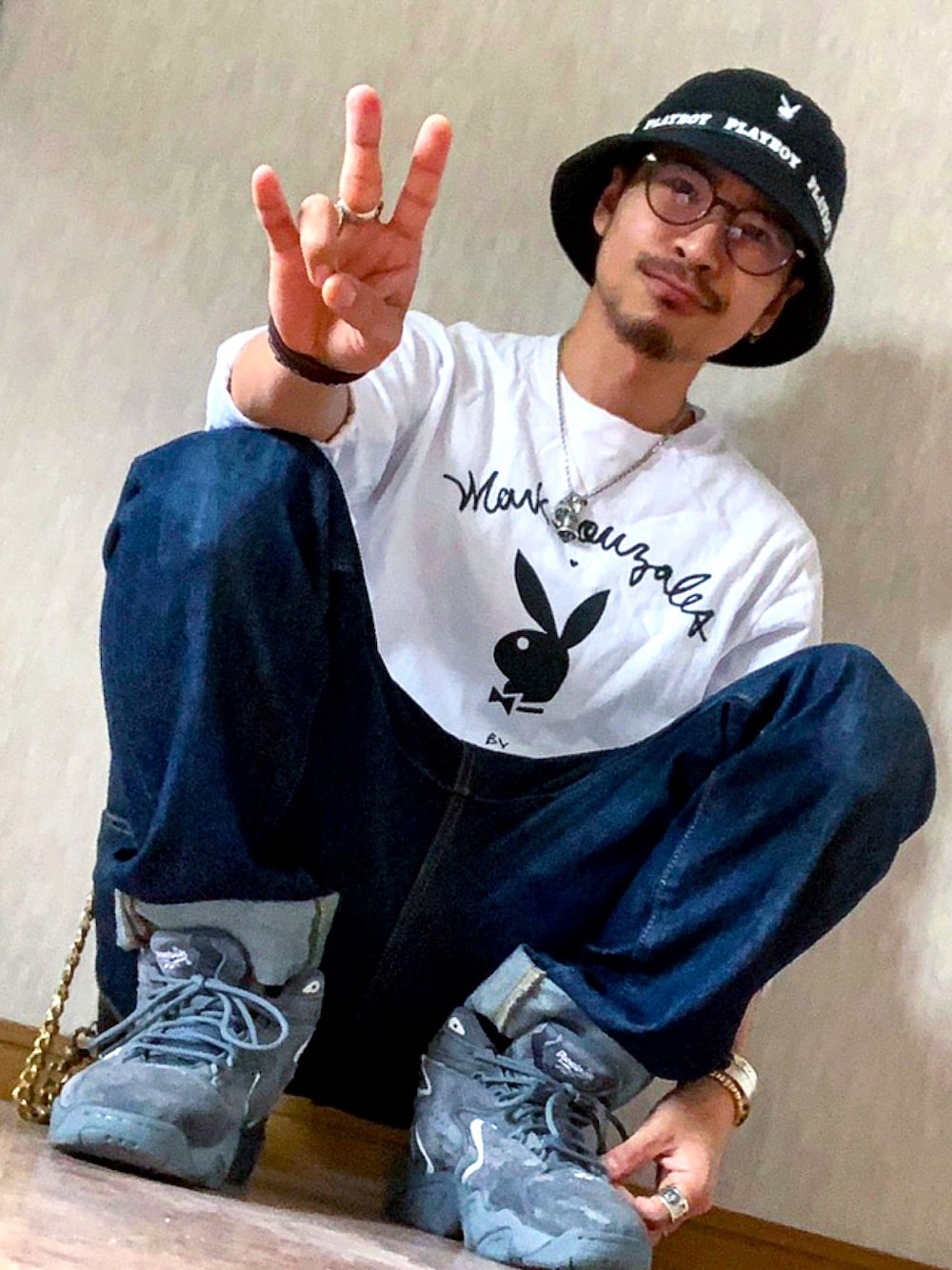 PLAYBOY（プレイボーイ）の「【PLAYBOY/プレイボーイ】バケットハット