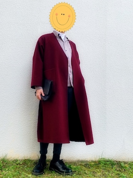 「BASECONTROL（ベースコントロール）のアイテム（バッグ）」を使った、はるさん（メンズ・174cm）の冬コーディネート