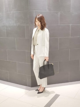 「VONDEL（フォンデル）のアイテム」を使った、池田 優子さん（レディース・164cm）の春コーディネート