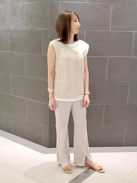 池田 優子さん（レディース・164cm）の春コーディネート