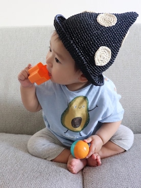 「男の子ベビー」｜「アイテム（その他）」を使った、t☺︎maさん（キッズ・70cm）の夏コーディネート