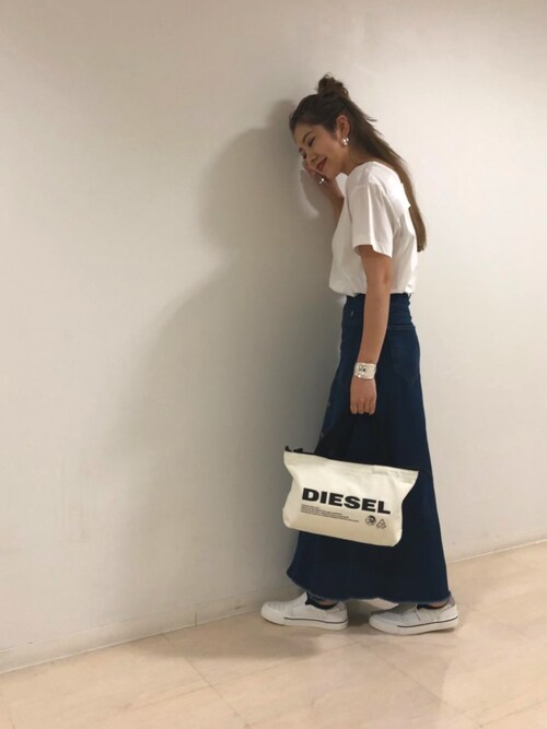 Natsumi Diesel 福岡 Dieselのtシャツ カットソーを使ったコーディネート Wear