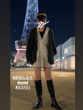 「みなしふく」｜みなさん（レディース・154cm）の冬コーディネート