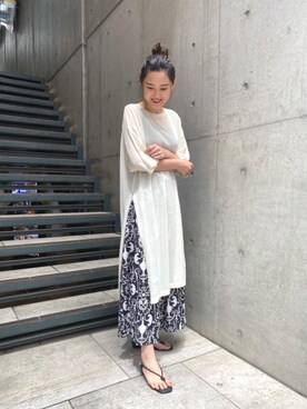 Miki Katsutaさん(レディース・160cm)の夏コーディネート