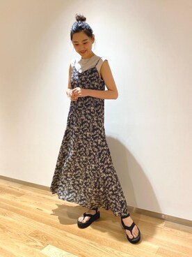 Miki Katsutaさん（レディース・160cm）の夏コーディネート