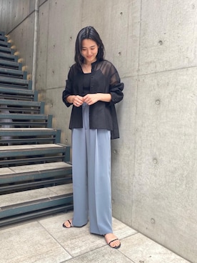 Miki Katsutaさん（レディース・160cm）の夏コーディネート