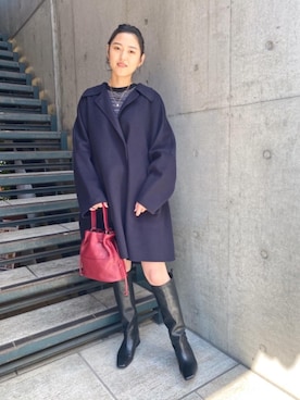 Miki Katsutaさん（レディース・160cm）の秋コーディネート