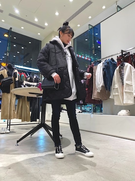 ももかさん（レディース・161cm）の冬コーディネート