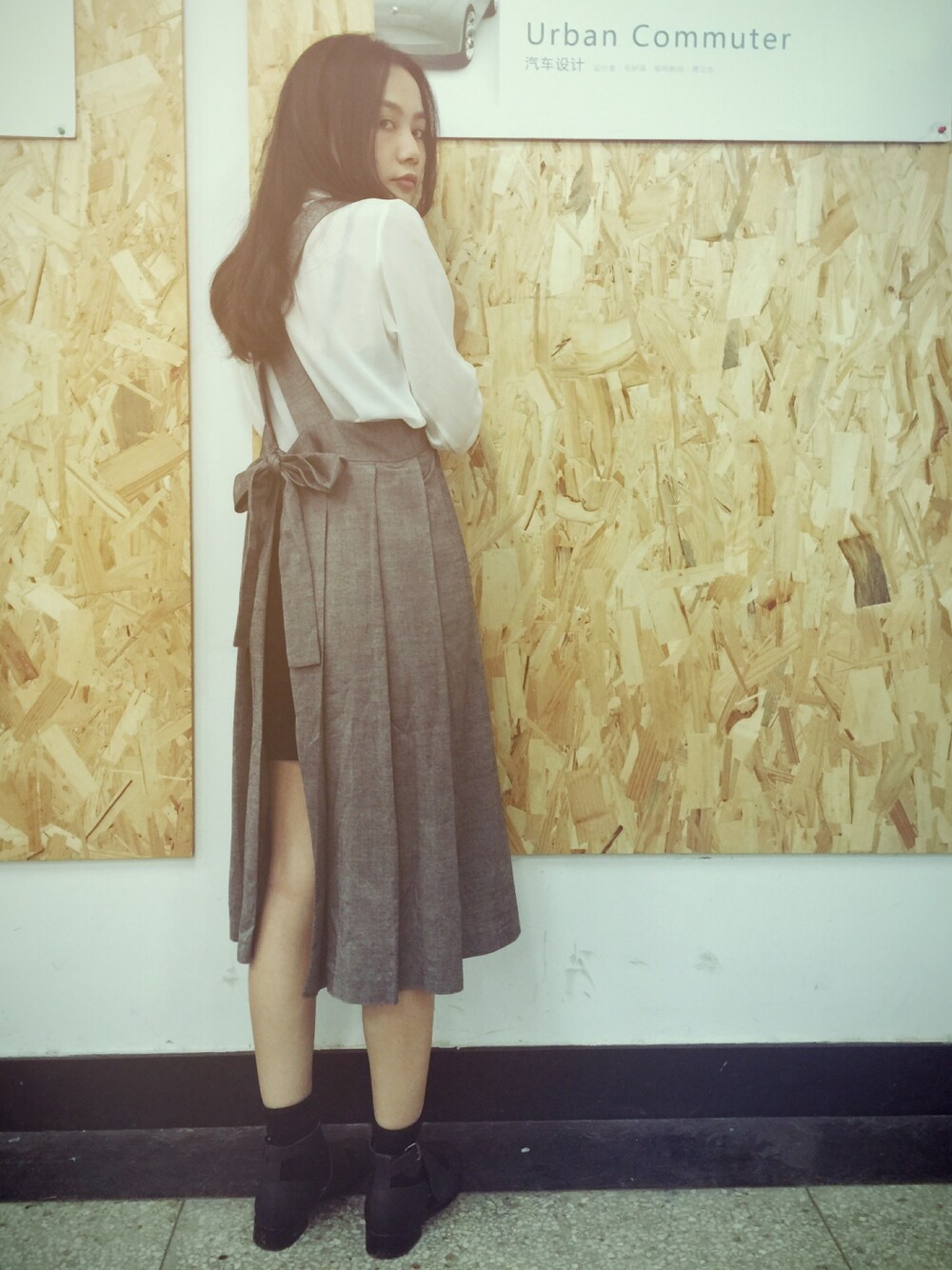 「Acne Studiosのアイテム（その他シューズ、ブラック系）」を使った、JennieHさん（レディース・163cm）の夏コーディネートの1枚目の写真