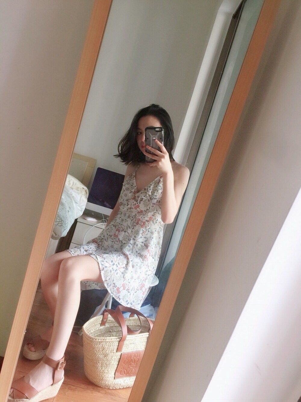 「夏コーデ、カジュアルコーデ、summer」｜「Speechlessのアイテム（スカート、ホワイト系）」を使った、JennieHさん（レディース・165cm）の夏コーディネートの1枚目の写真
