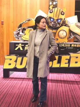 「2018マイベストコーデ」｜「アイテム（ブーティ）」を使った、fjy.lover❁さん（レディース・159cm）の冬コーディネート