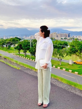 「oversize」｜「アイテム（その他）」を使った、fjy.lover❁さん（レディース・159cm）の夏コーディネート