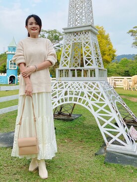 「裸色系」｜fjy.lover❁さん（レディース・159cm）の春コーディネート