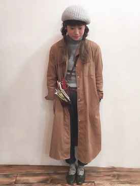 「アイテム（その他シューズ）」を使った、さとさん（レディース・157cm）の冬コーディネート