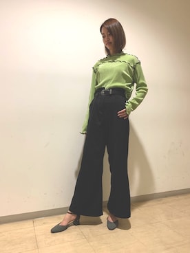 「HIMIKO On Rouge（ヒミコオンルージュ）のアイテム」を使った、HIMIKO  大阪高島屋店さん（レディース・160cm）の秋コーディネート