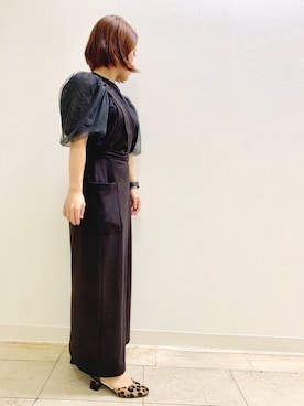 「HIMIKO On Rouge（ヒミコオンルージュ）のアイテム」を使った、HIMIKO  大阪高島屋店さん（レディース・150cm）の秋コーディネート