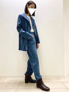 「HIMIKO On Bleue（ヒミコオンブルー）のアイテム」を使った、HIMIKO  大阪高島屋店さん（レディース・160cm）の秋コーディネート