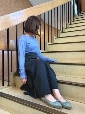 「water massage（ウォーターマッサージ）のアイテム」を使った、HIMIKO  大阪高島屋店さん（レディース・150cm）の春コーディネート