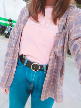 「ESPRIT（エスプリ）のアイテム（パンツ）」を使った、Szu Yun さん（レディース・160cm）の冬コーディネート