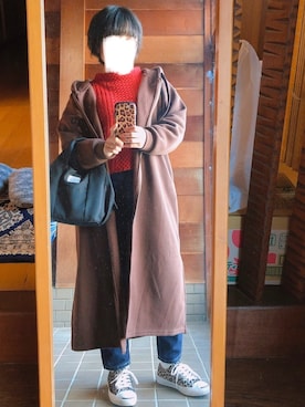 おちさん（レディース・155cm）の冬コーディネート