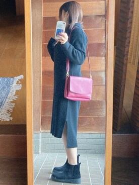 ショルダーバッグを使った 冬 のレディース人気ファッションコーディネート Wear