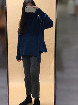 「ICON（アイコン）のアイテム」を使った、Peiさん（レディース・161cm）の春コーディネート